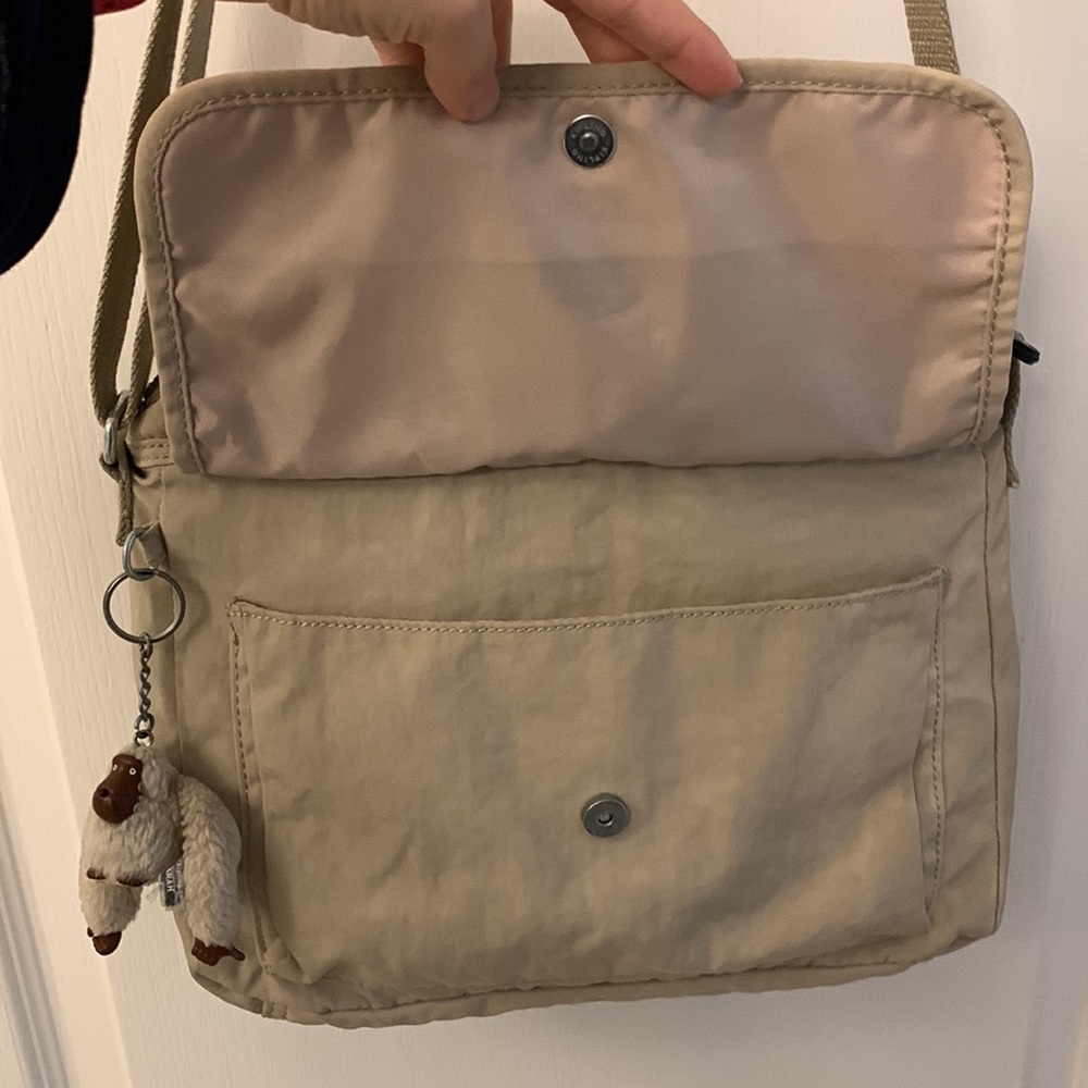 Kipling Beige Rectangular Crossbody Bag - image 5